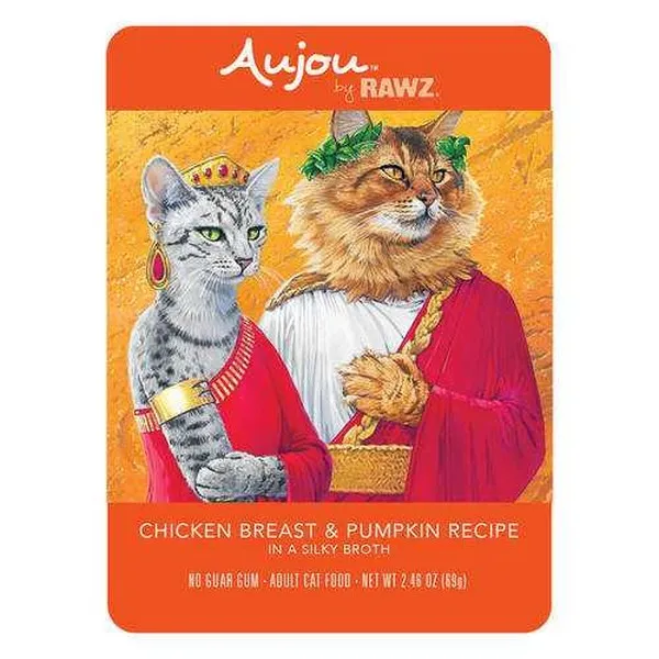 8/2.46 oz. Rawz Cat Aujou Chicken Breast & Pumpkin Pouch - Health/First Aid